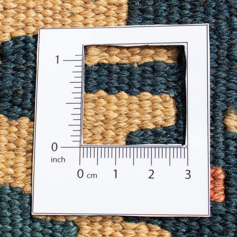 Kelim Carpet - orientalisk matta - 198 x 148 cm - mörkröd