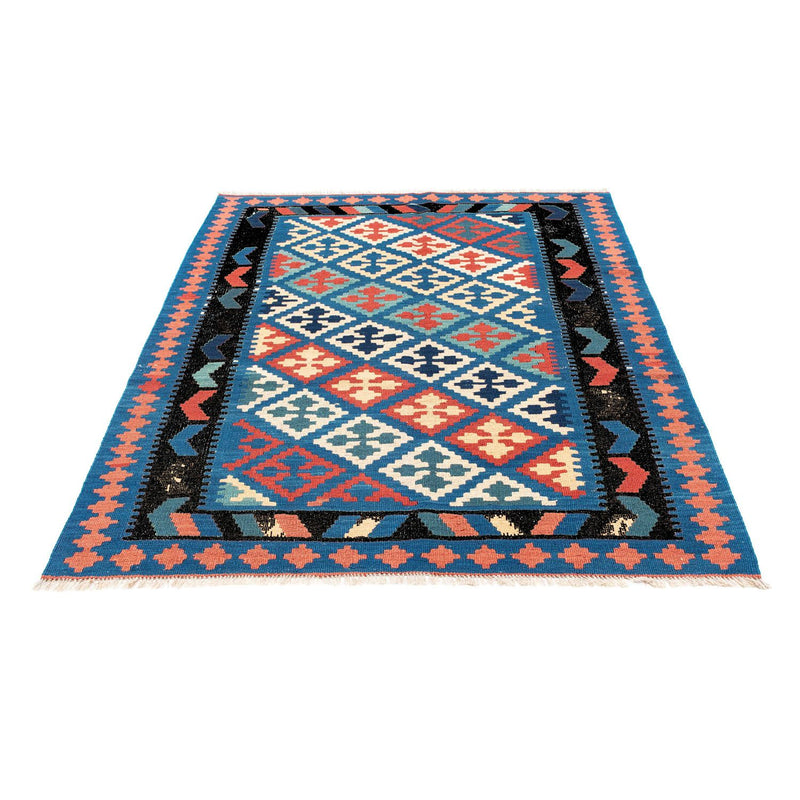 Kelim Carpet - orientalisk matta - 170 x 128 cm - blå