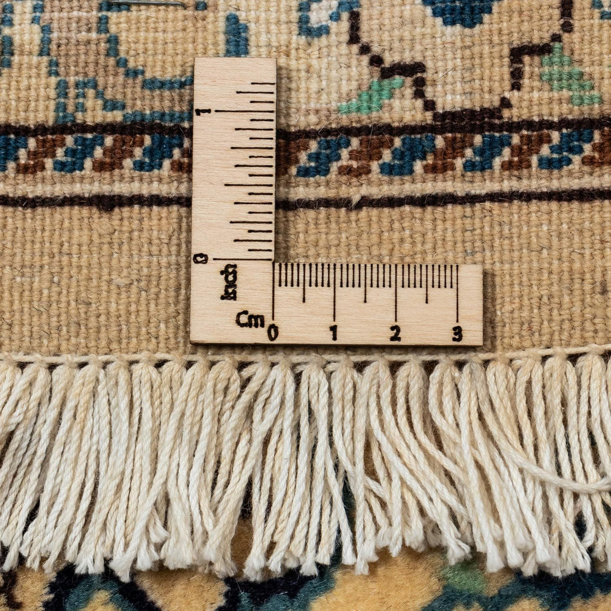 Persisk matta - Nain - Royal - 343 x 242 cm - ljusbrun