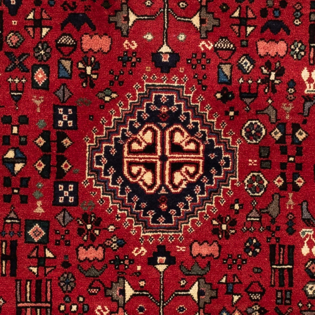 Persisk matta - Nomadic - 135 x 104 cm - mörkblå