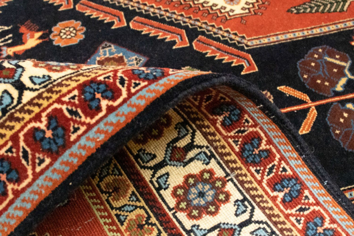 Persisk matta - Nomadic - 152 x 113 cm - mörkblå