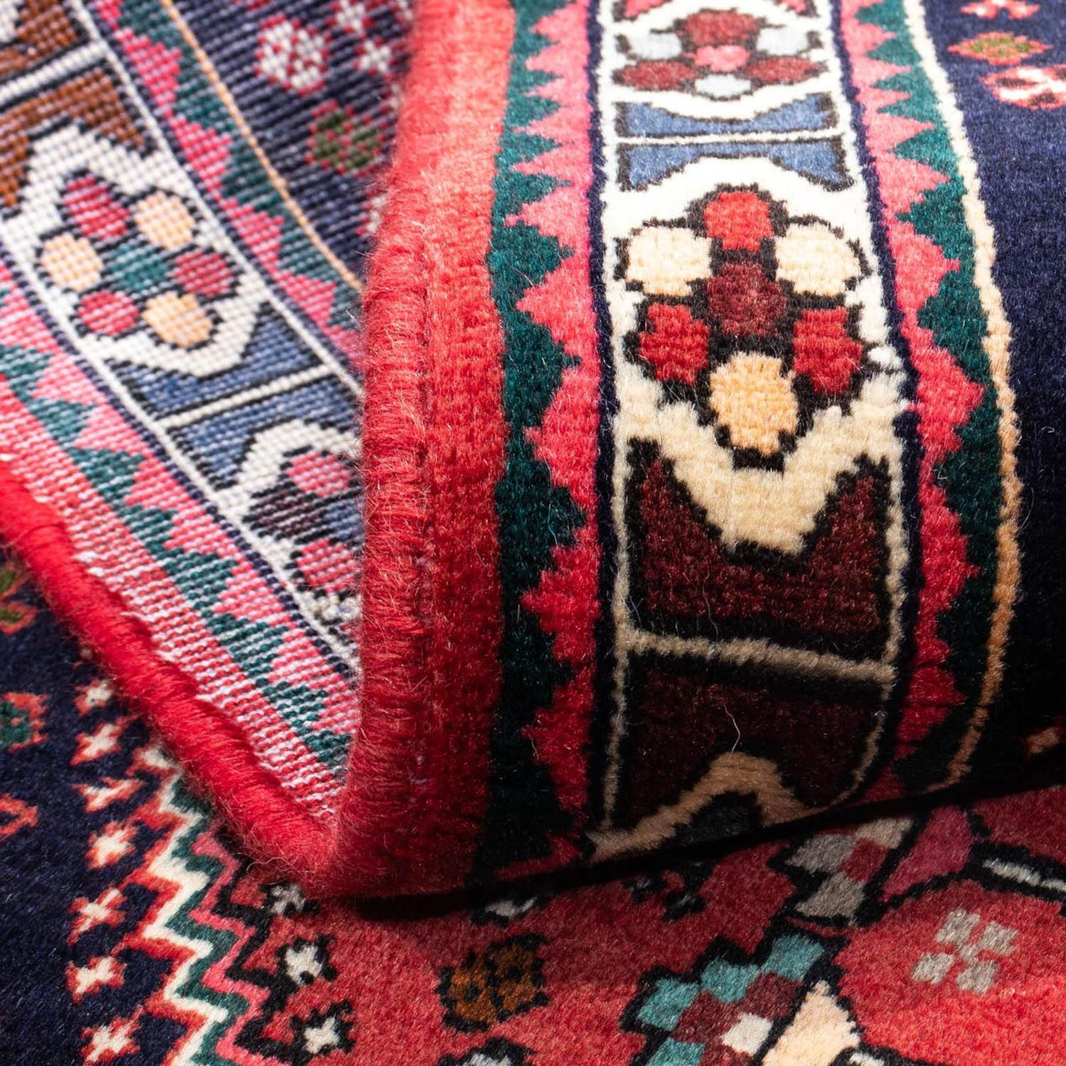 Persisk matta - Nomadic - 153 x 107 cm - mörkblå