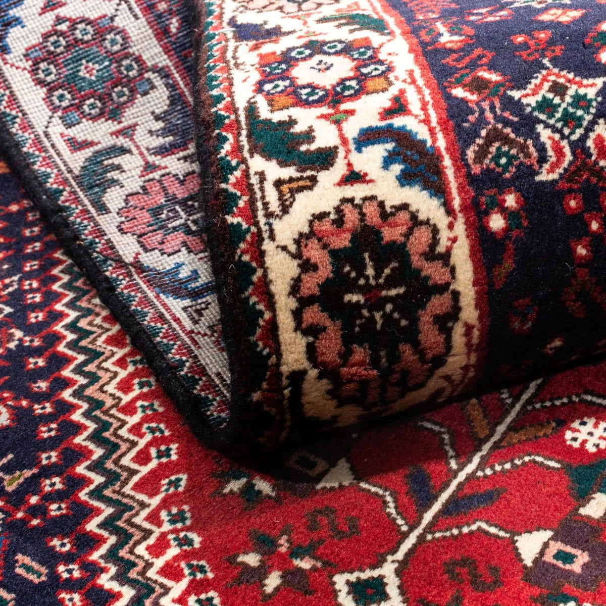 Persisk matta - Nomadic - 147 x 108 cm - mörkblå