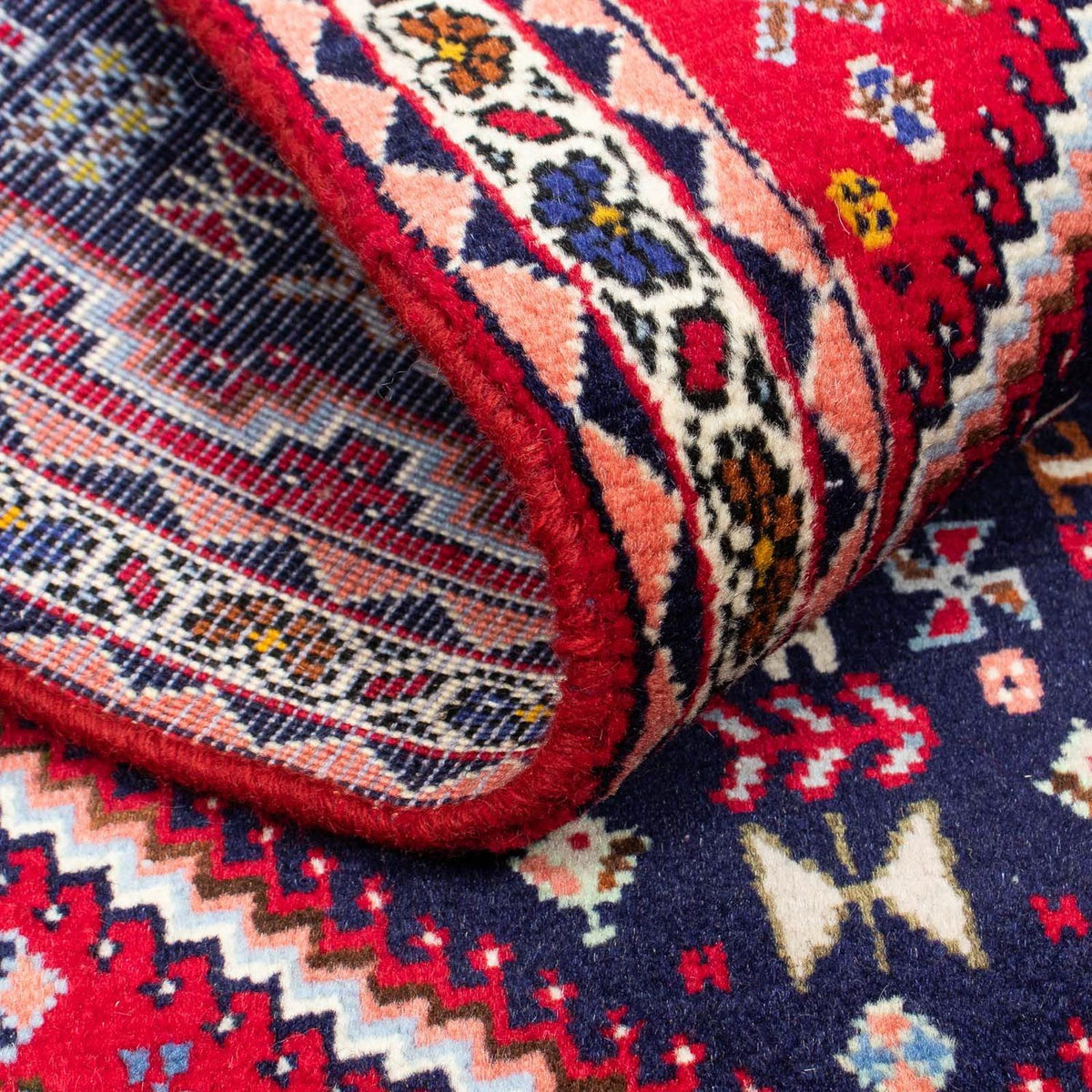 Persisk matta - Nomadic - 130 x 78 cm - mörkblå