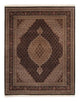 Persisk matta - Tabriz - 299 x 240 cm - mörkblå