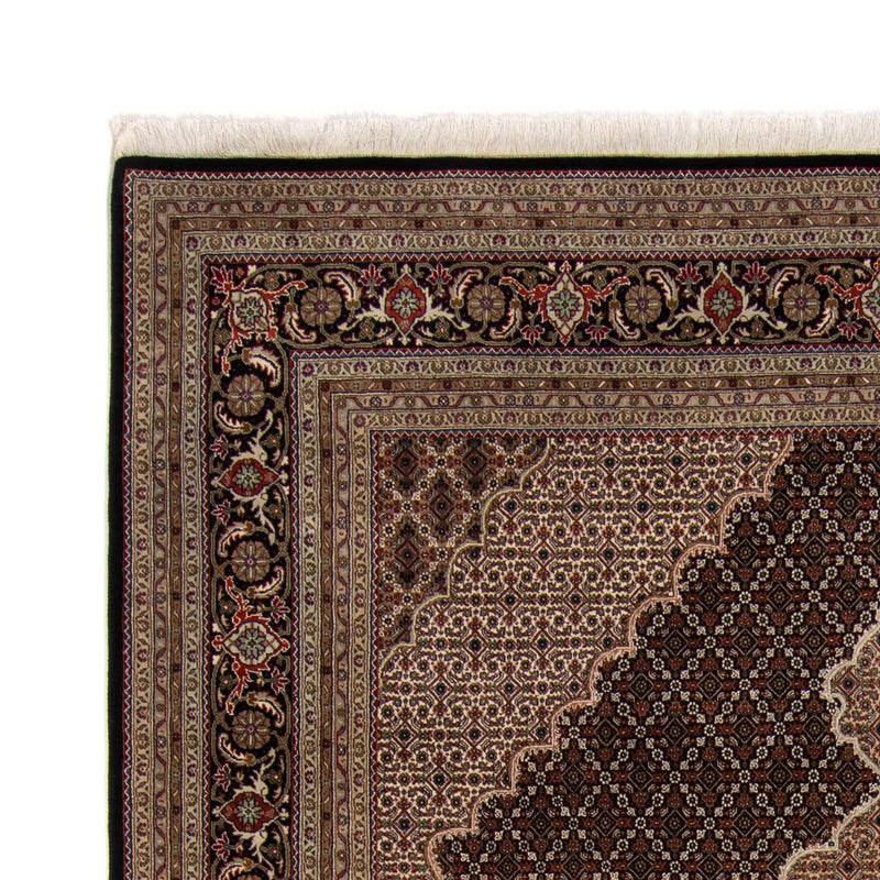 Persisk matta - Tabriz - 299 x 240 cm - mörkblå