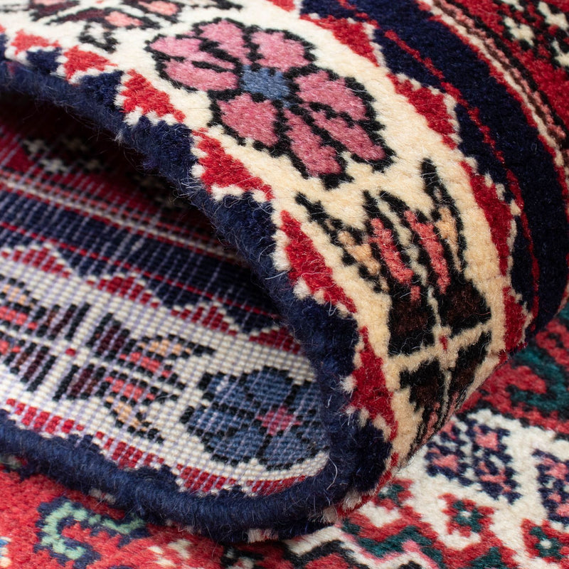 Runner Persisk matta - Nomadic - 297 x 77 cm - mörkröd