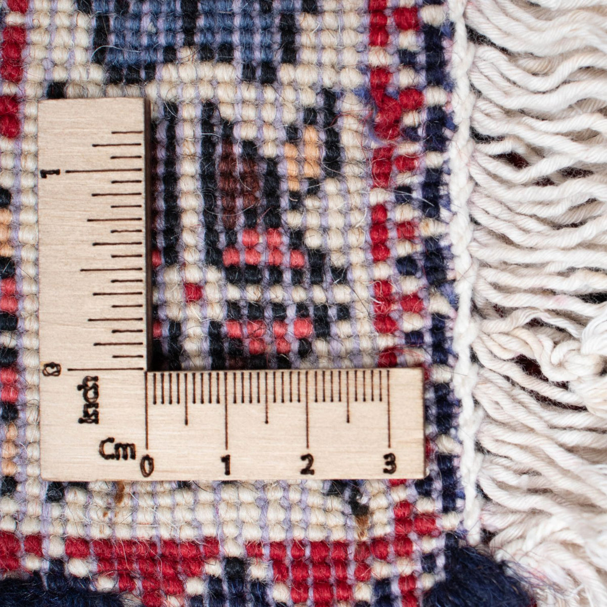 Runner Persisk matta - Nomadic - 297 x 77 cm - mörkröd