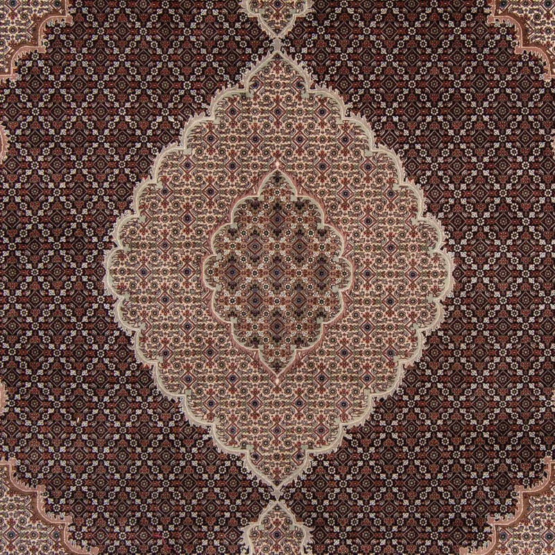 Persisk matta - Tabriz - 303 x 249 cm - mörkblå