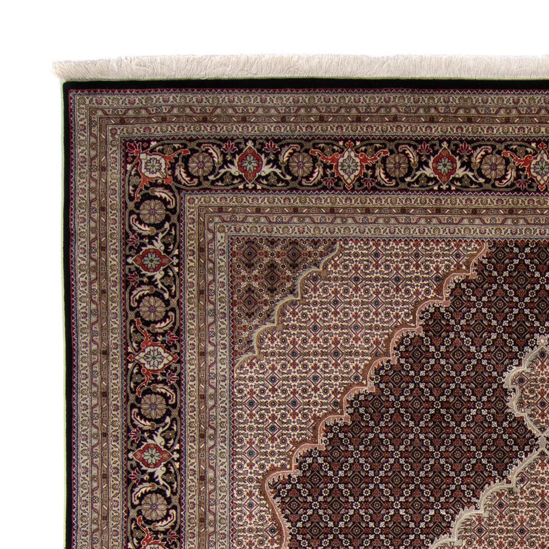 Persisk matta - Tabriz - 303 x 249 cm - mörkblå