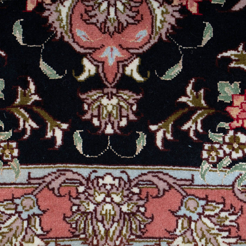 Persisk matta - Tabriz - Royal - 90 x 60 cm - mörkblå