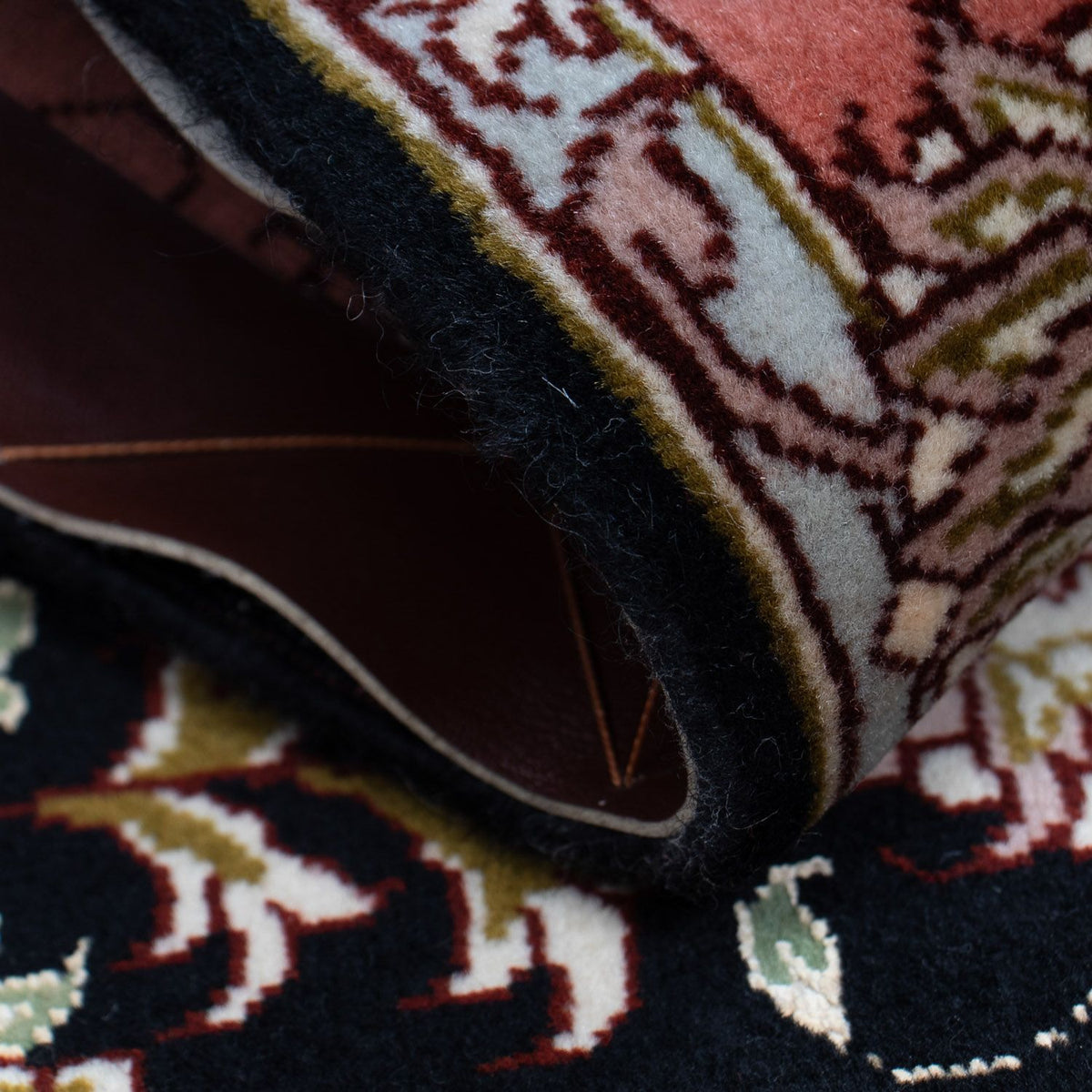 Persisk matta - Tabriz - Royal - 90 x 60 cm - mörkblå