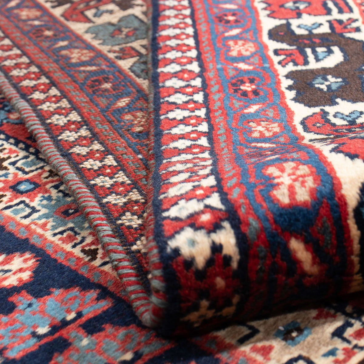 Persisk matta - Nomadic - 353 x 246 cm - mörkröd