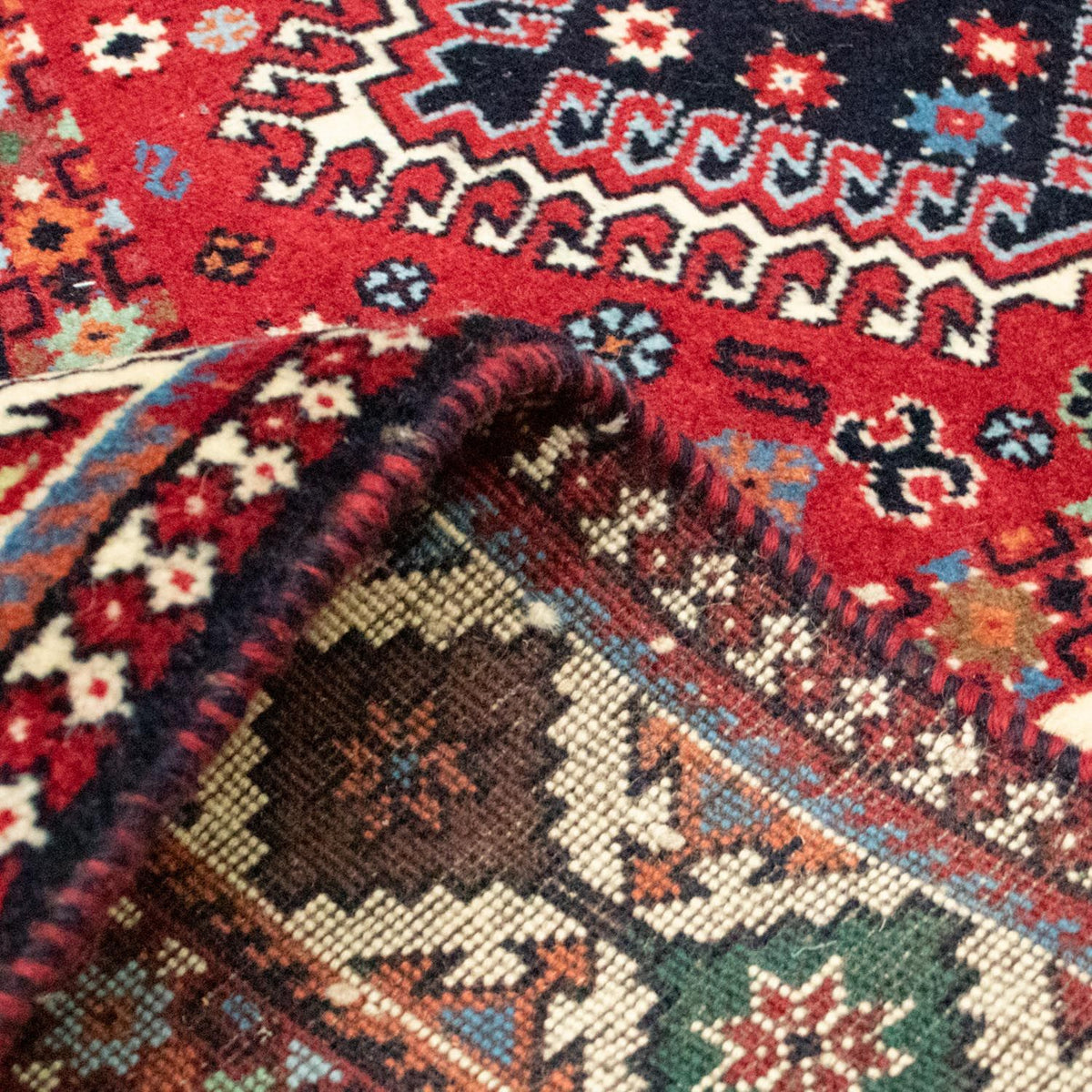 Persisk matta - Nomadic - 191 x 153 cm - flerfärgad