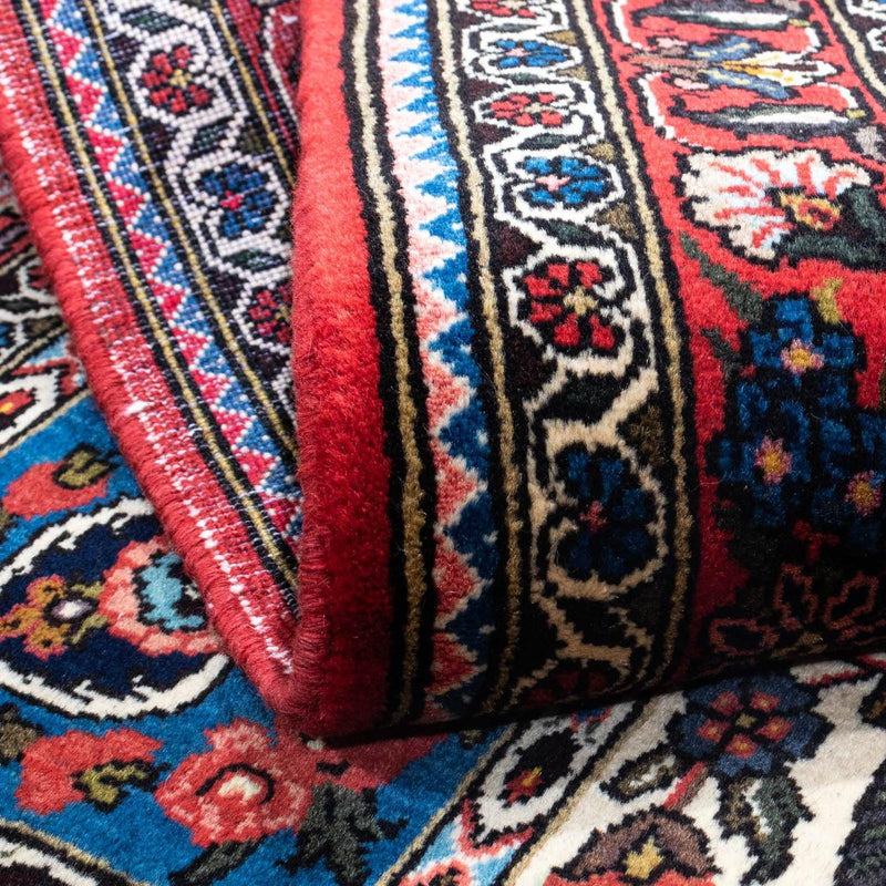 Persisk matta - Nomadic - 153 x 103 cm - mörkröd