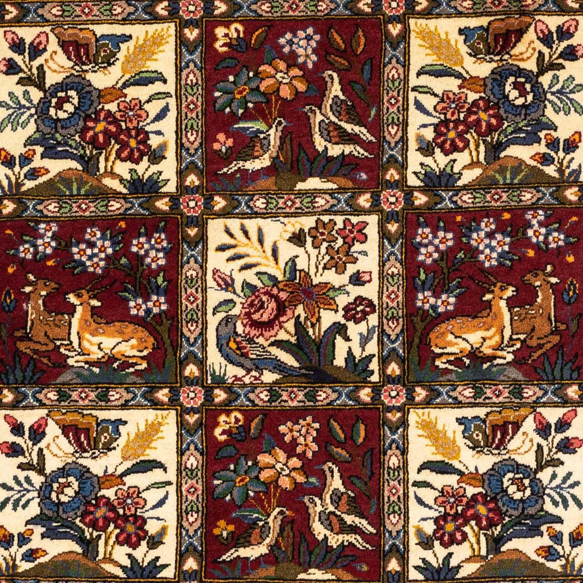 Persisk matta - Nomadic - 148 x 103 cm - flerfärgad