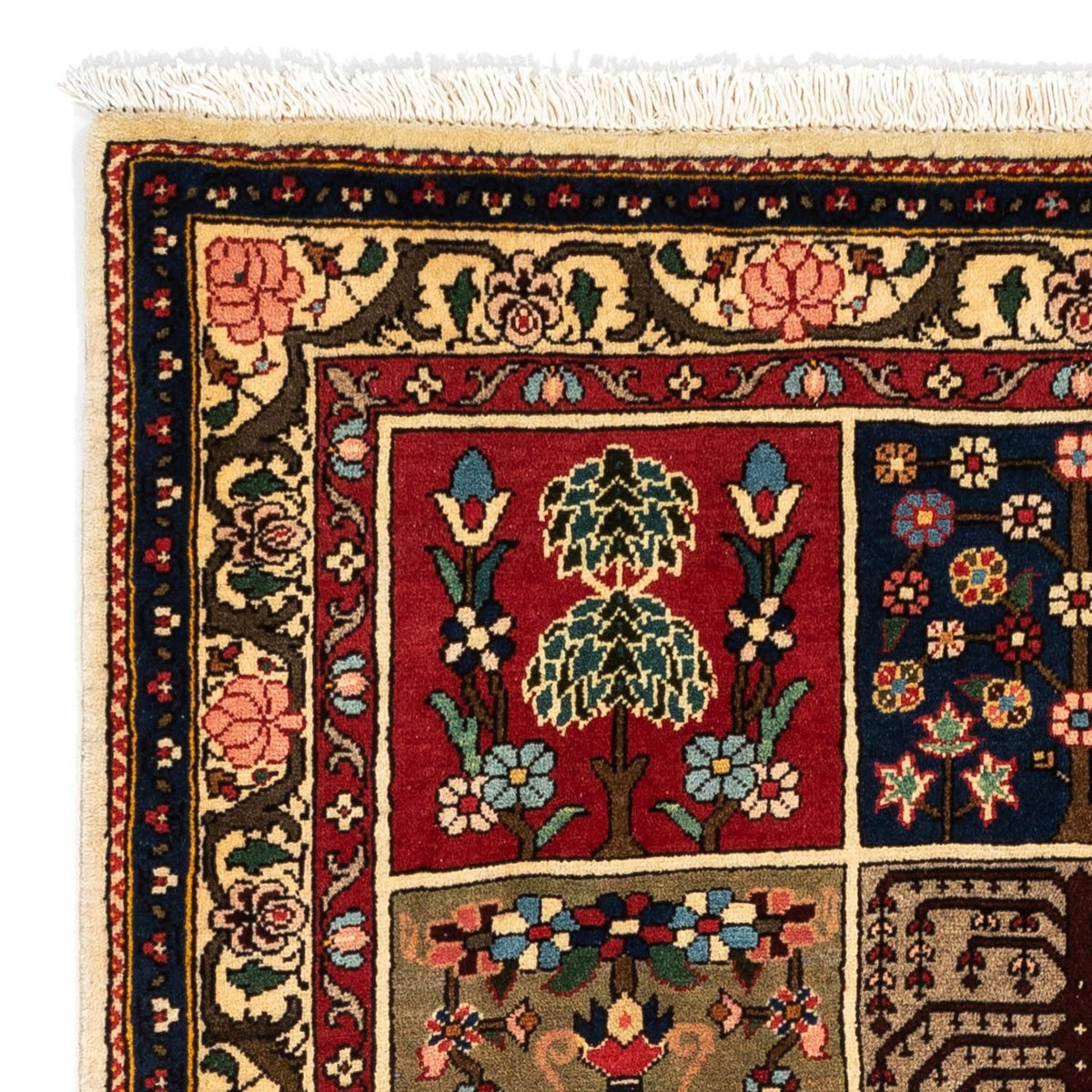 Persisk matta - Nomadic - 153 x 110 cm - flerfärgad