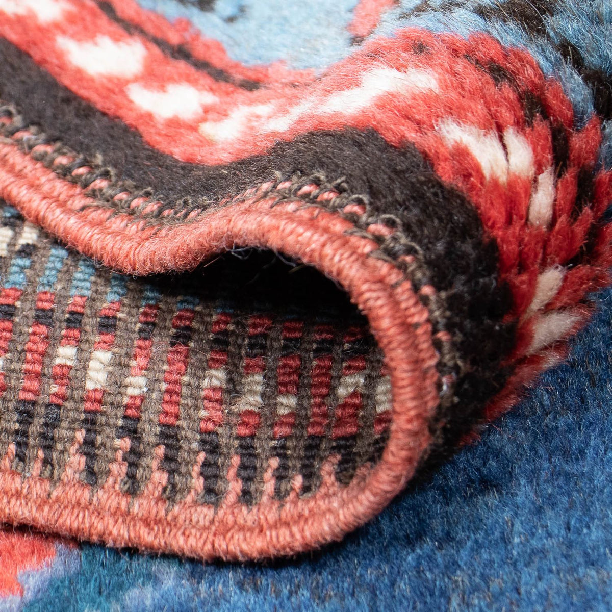 Runner Persisk matta - Nomadic - 380 x 170 cm - mörkblå