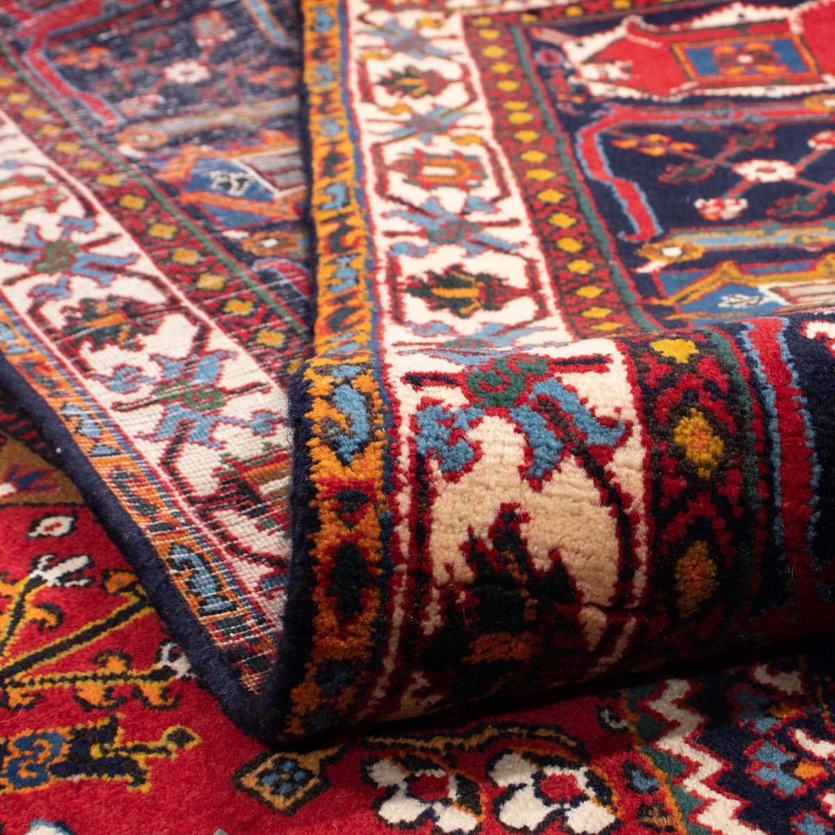 Persisk matta - Nomadic - 324 x 235 cm - mörkröd