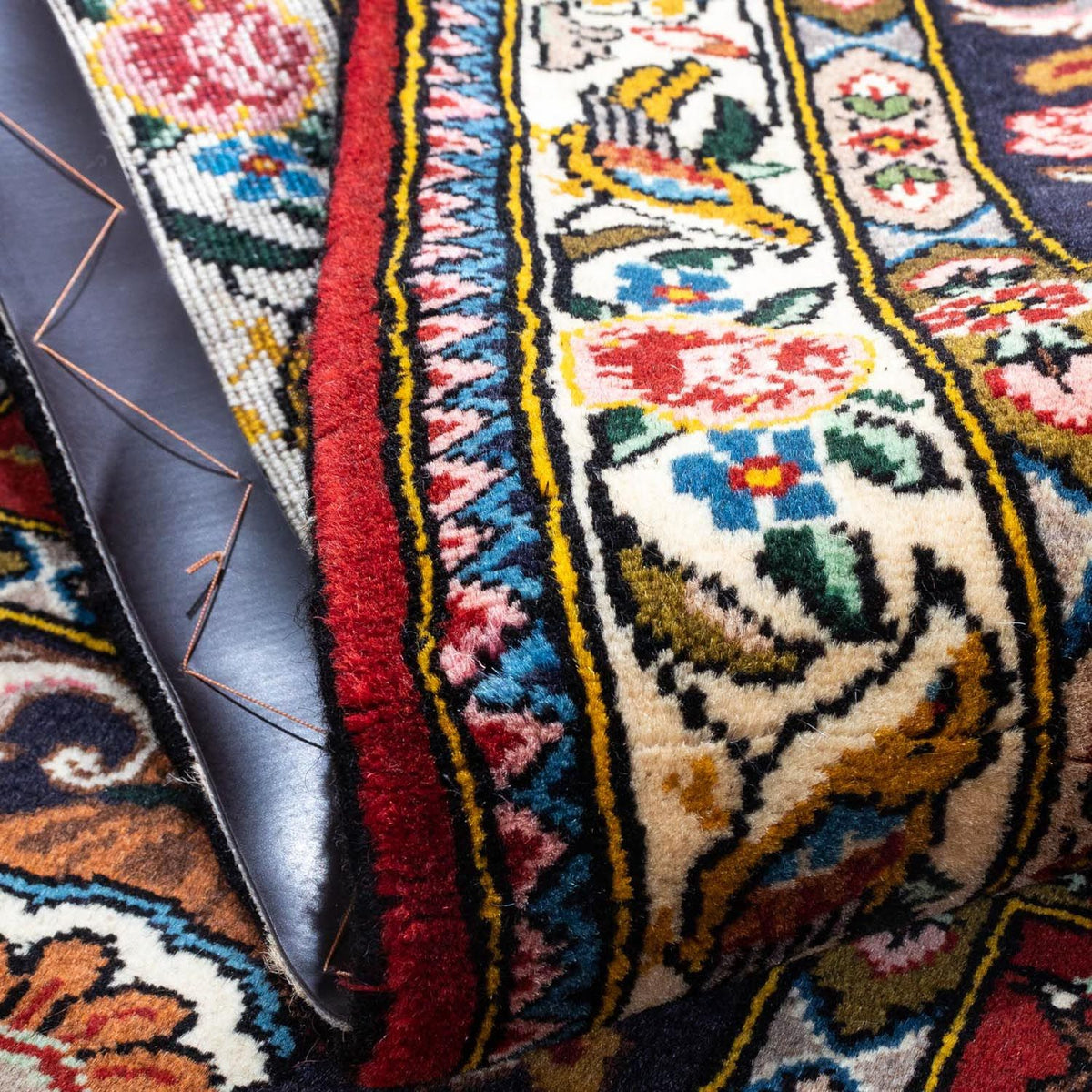 Persisk matta - Nomadic - 148 x 103 cm - mörkröd