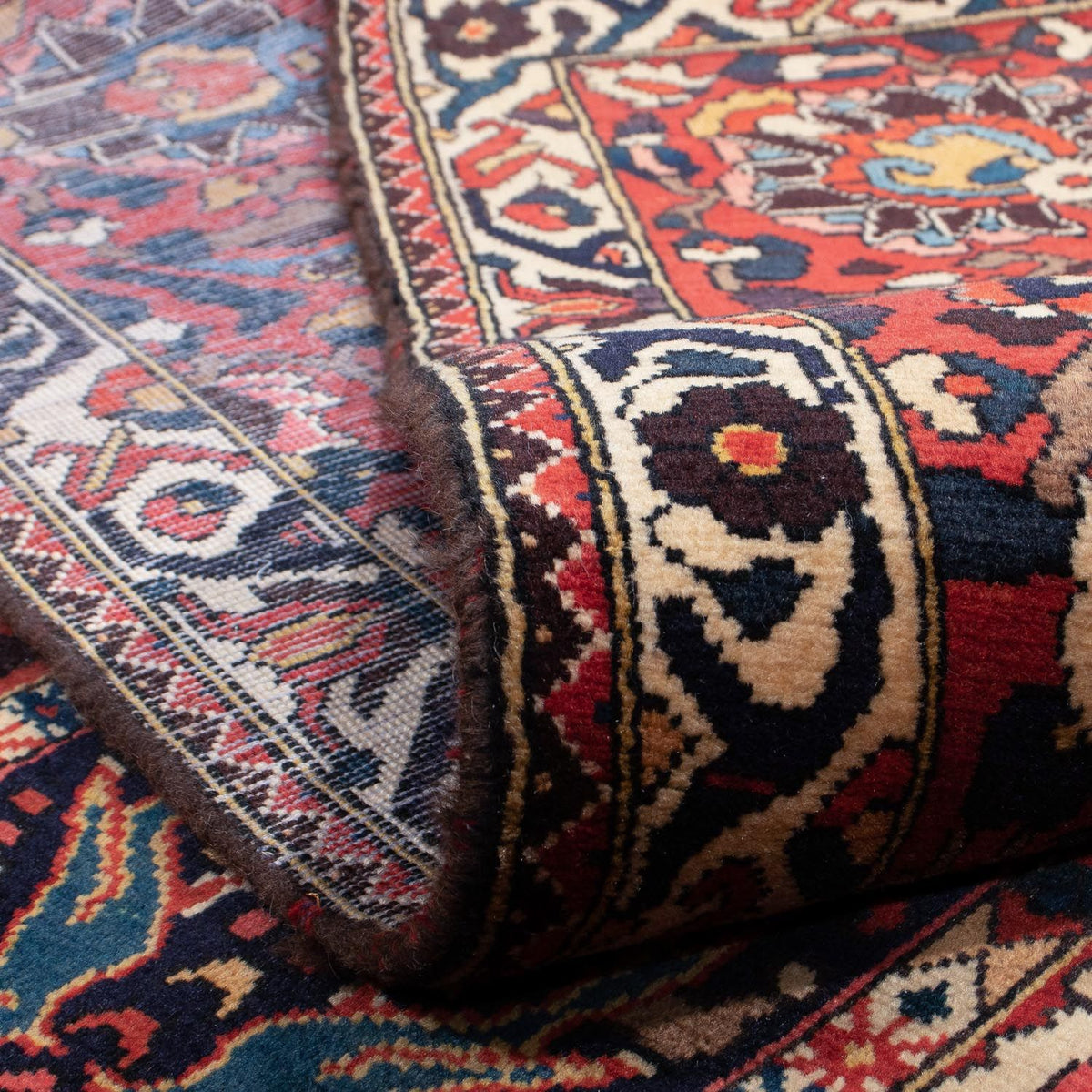 Persisk matta - Nomadic - 358 x 261 cm - mörkröd