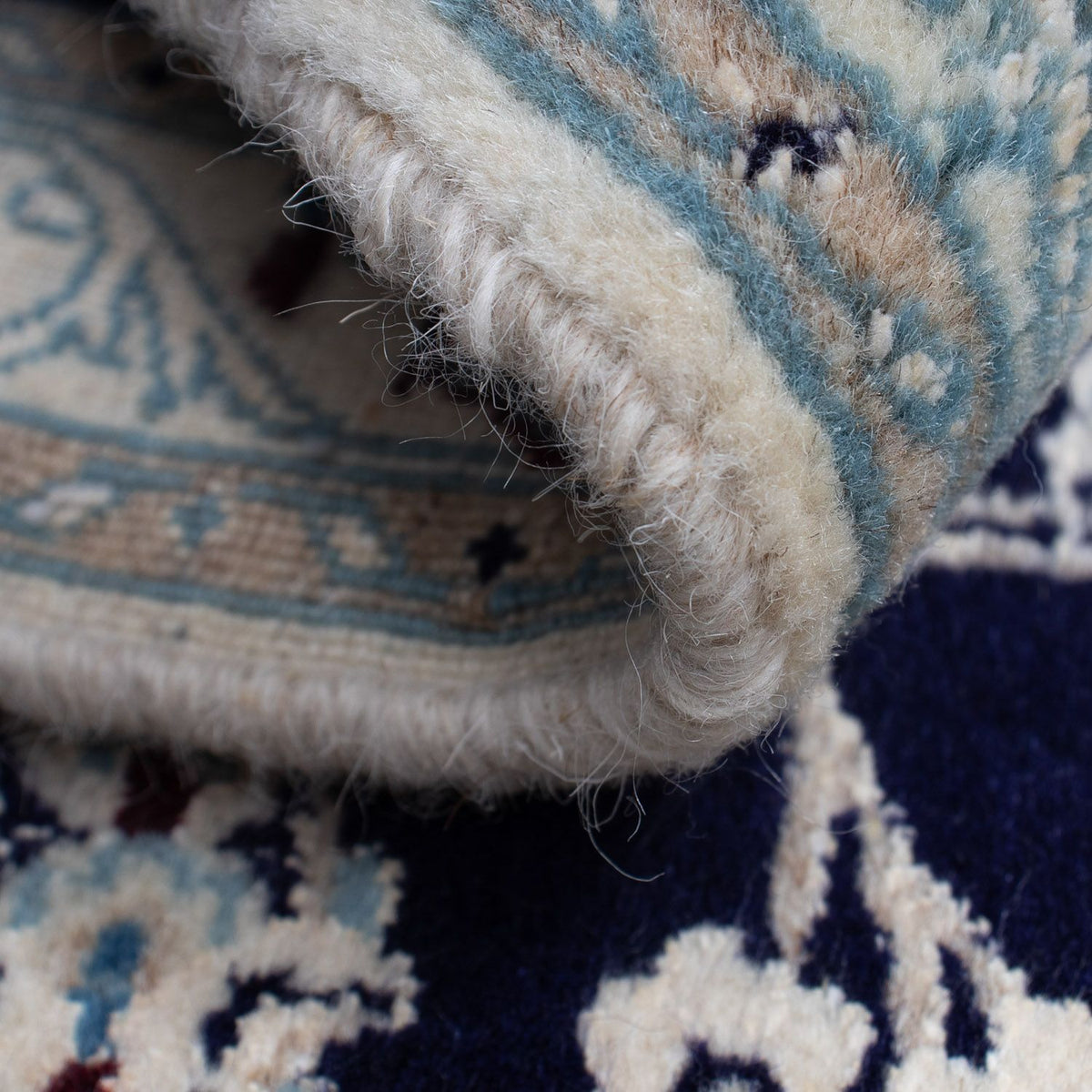 Persisk matta - Nain - 85 x 55 cm - mörkblå