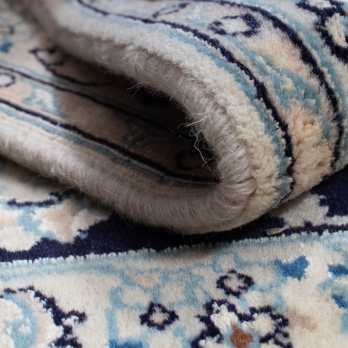 Persisk matta - Nain - 85 x 55 cm - mörkblå