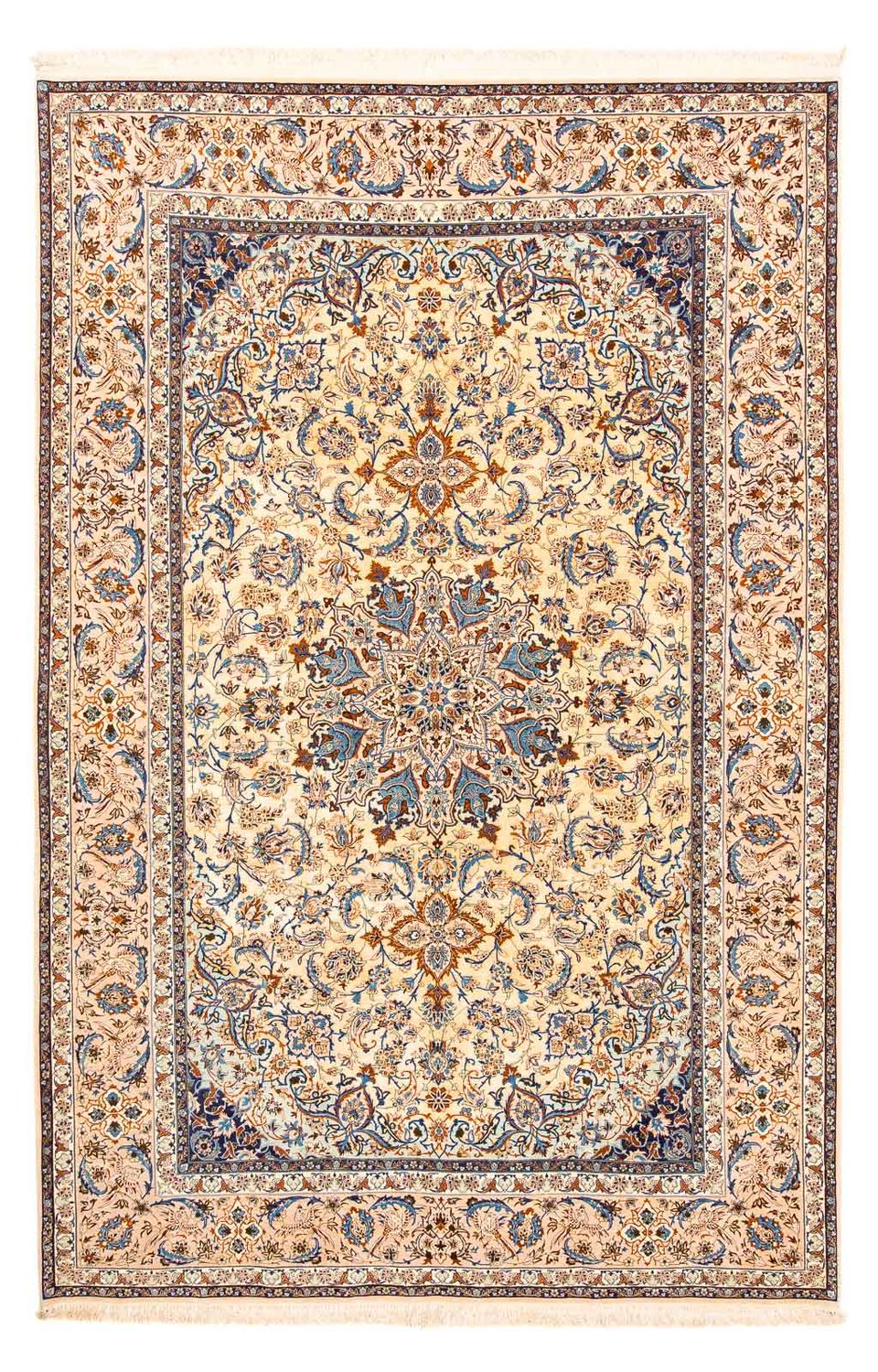 Persisk matta - Isfahan - Premium - 310 x 206 cm - beige