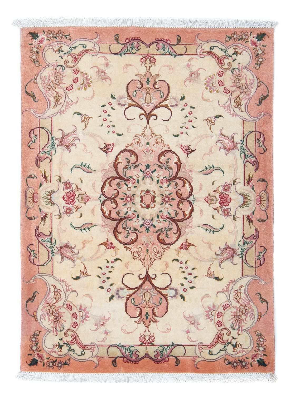 Persisk matta - Tabriz - Royal - 90 x 60 cm - beige