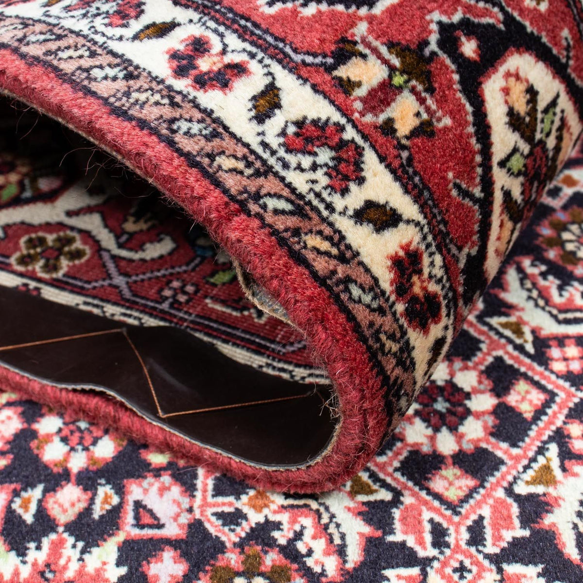 Persisk matta - Bijar - 220 x 136 cm - mörkblå