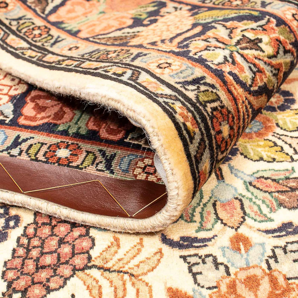 Persisk matta - Bijar - 206 x 137 cm - beige