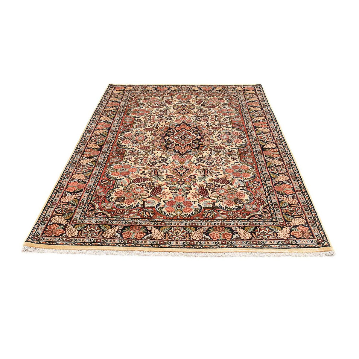 Persisk matta - Bijar - 206 x 137 cm - beige