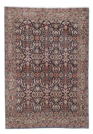 Persisk matta - Bijar - 203 x 141 cm - mörkblå