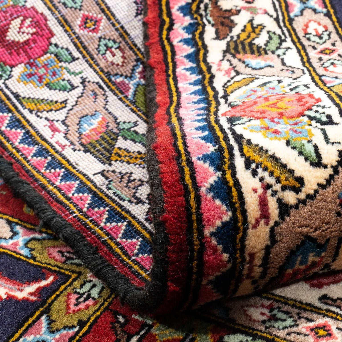 Persisk matta - Nomadic - 164 x 111 cm - mörkröd