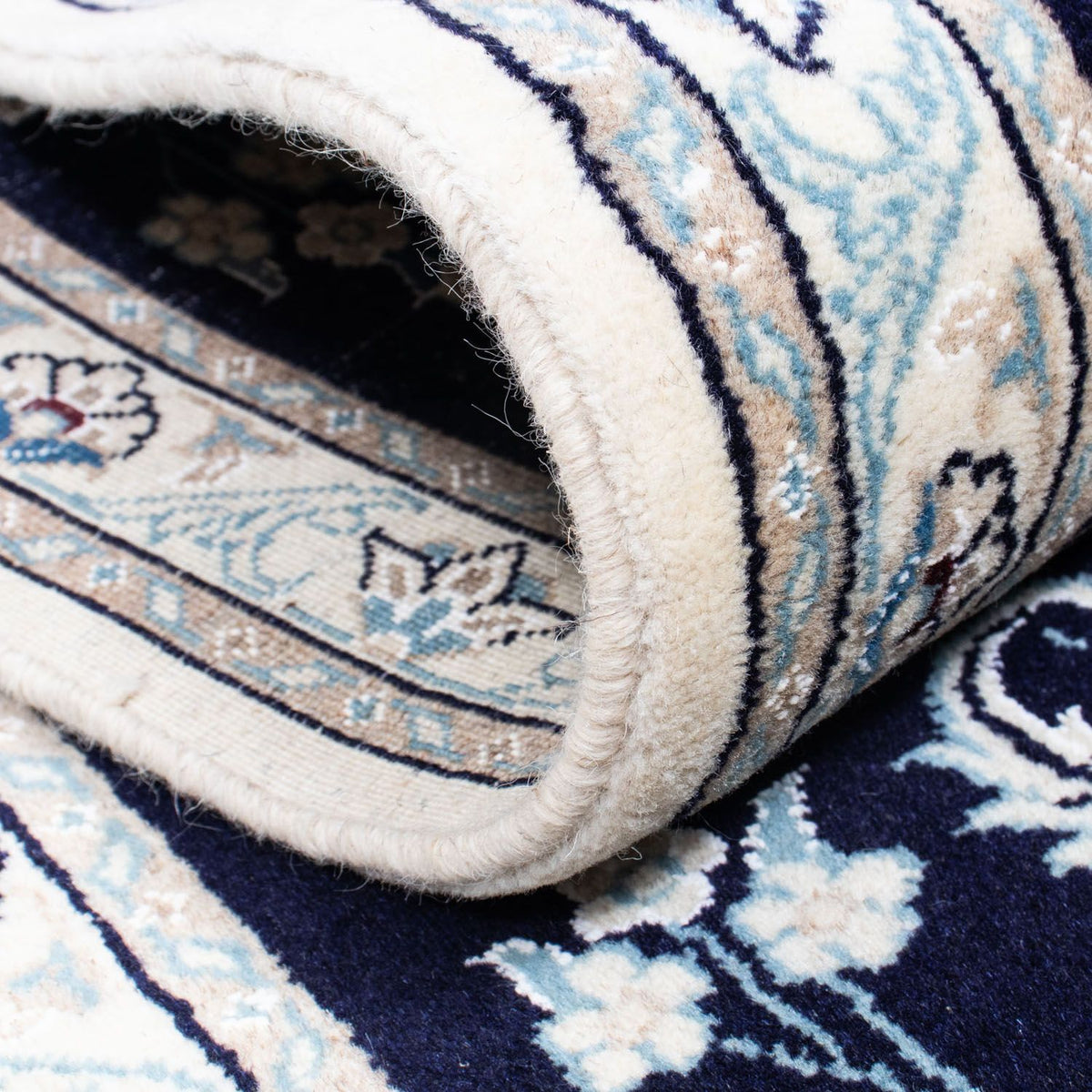 Runner Persisk matta - Nain - 400 x 77 cm - mörkblå