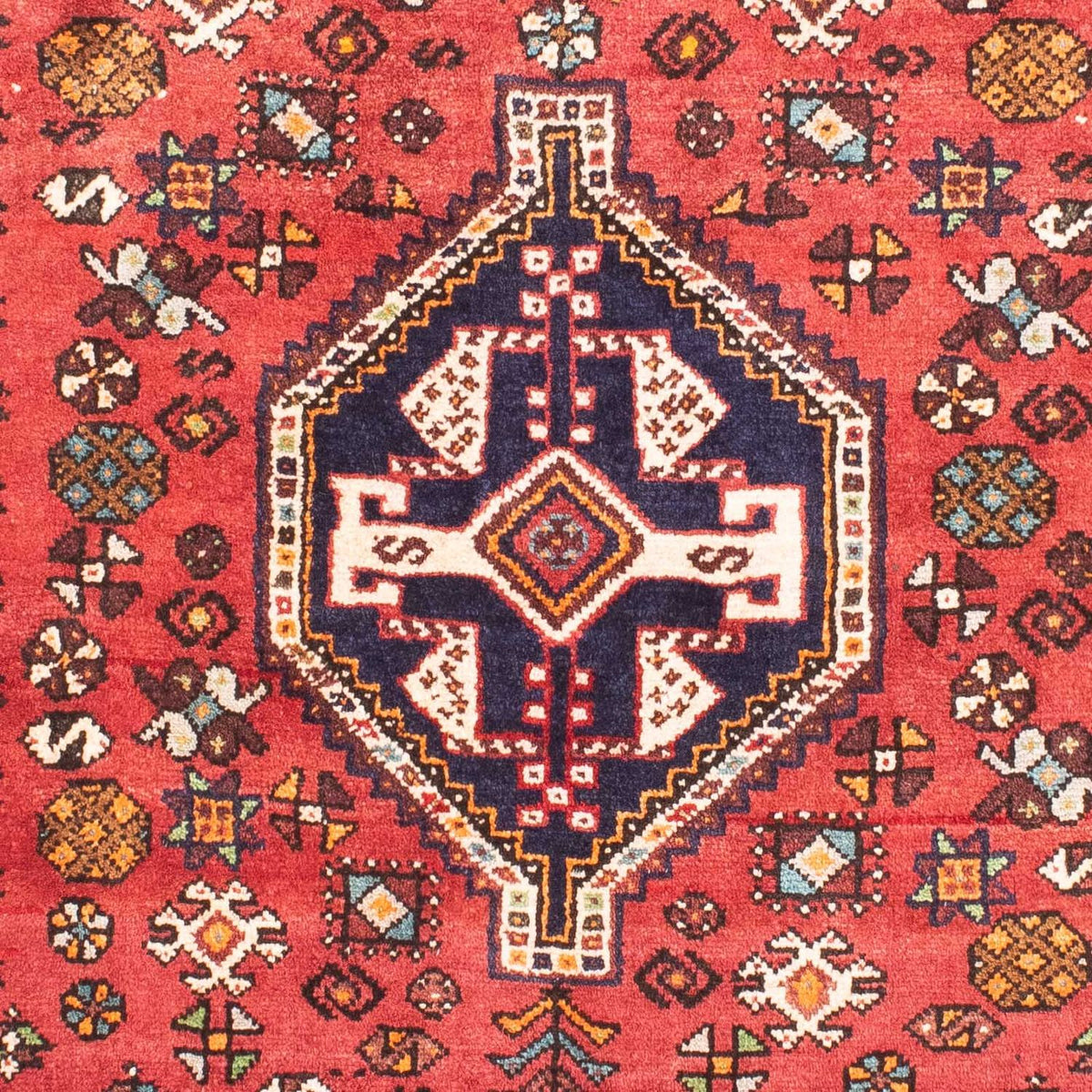 Persisk matta - Nomadic - 162 x 112 cm - mörkröd