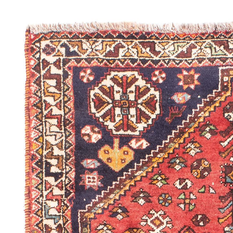 Persisk matta - Nomadic - 162 x 112 cm - mörkröd