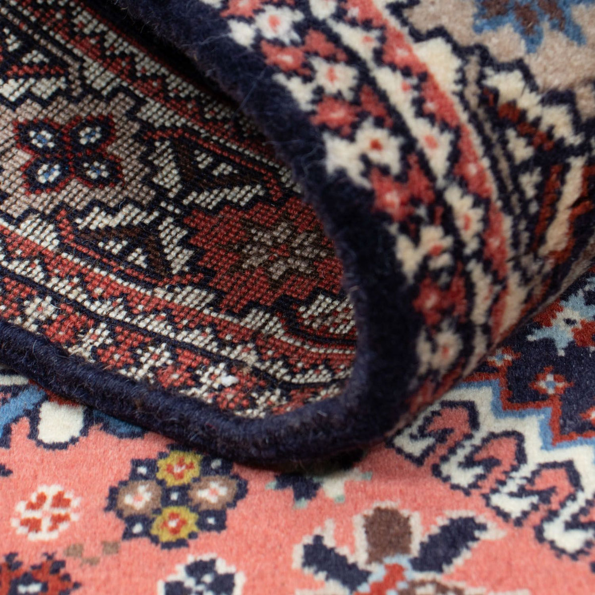 Persisk matta - Nomadic - 144 x 102 cm - mörkblå