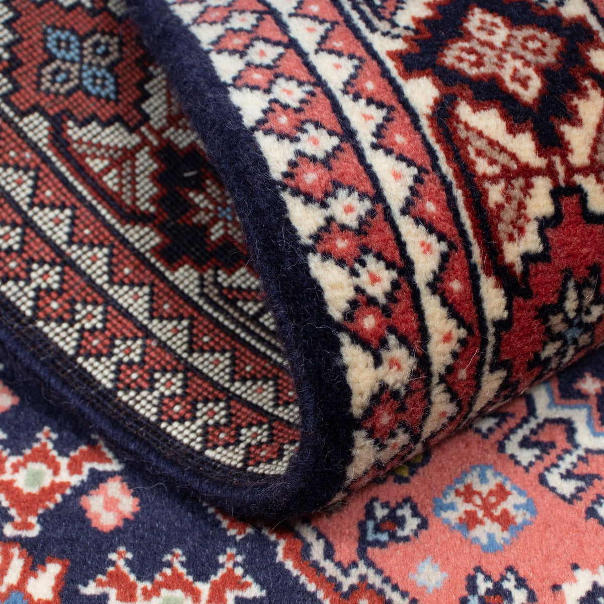 Persisk matta - Nomadic - 144 x 102 cm - mörkblå