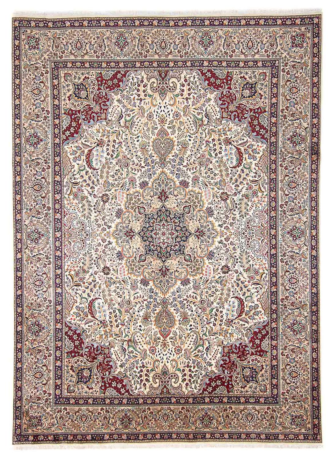 Persisk matta - Tabriz - Royal - 392 x 303 cm - beige