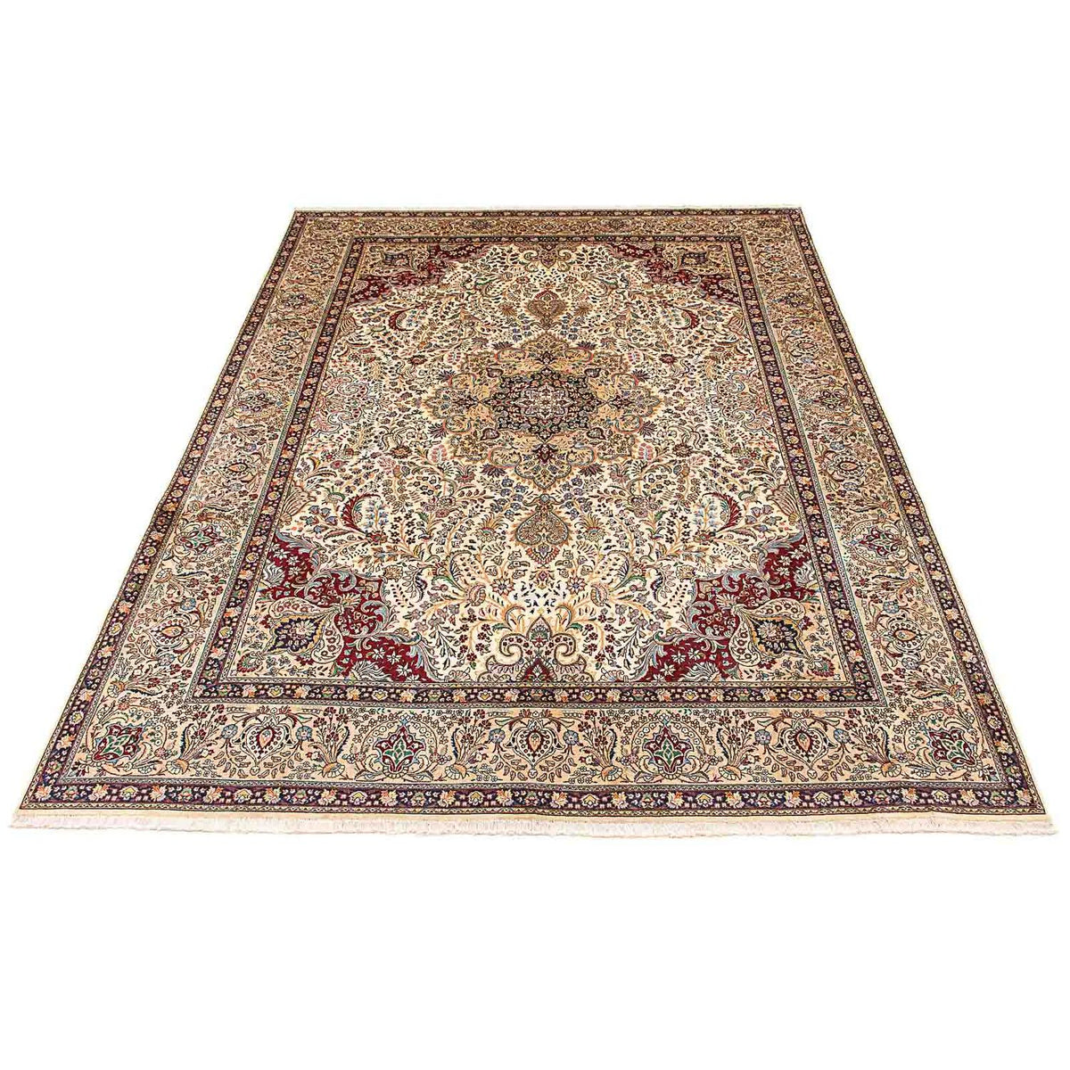 Persisk matta - Tabriz - Royal - 392 x 303 cm - beige