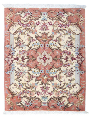 Persisk matta - Tabriz - Royal - 85 x 64 cm - beige