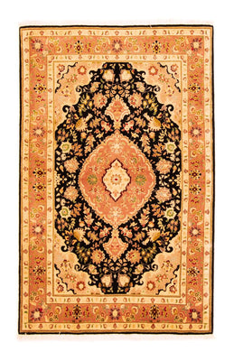Persisk matta - Tabriz - Royal - 160 x 100 cm - svart