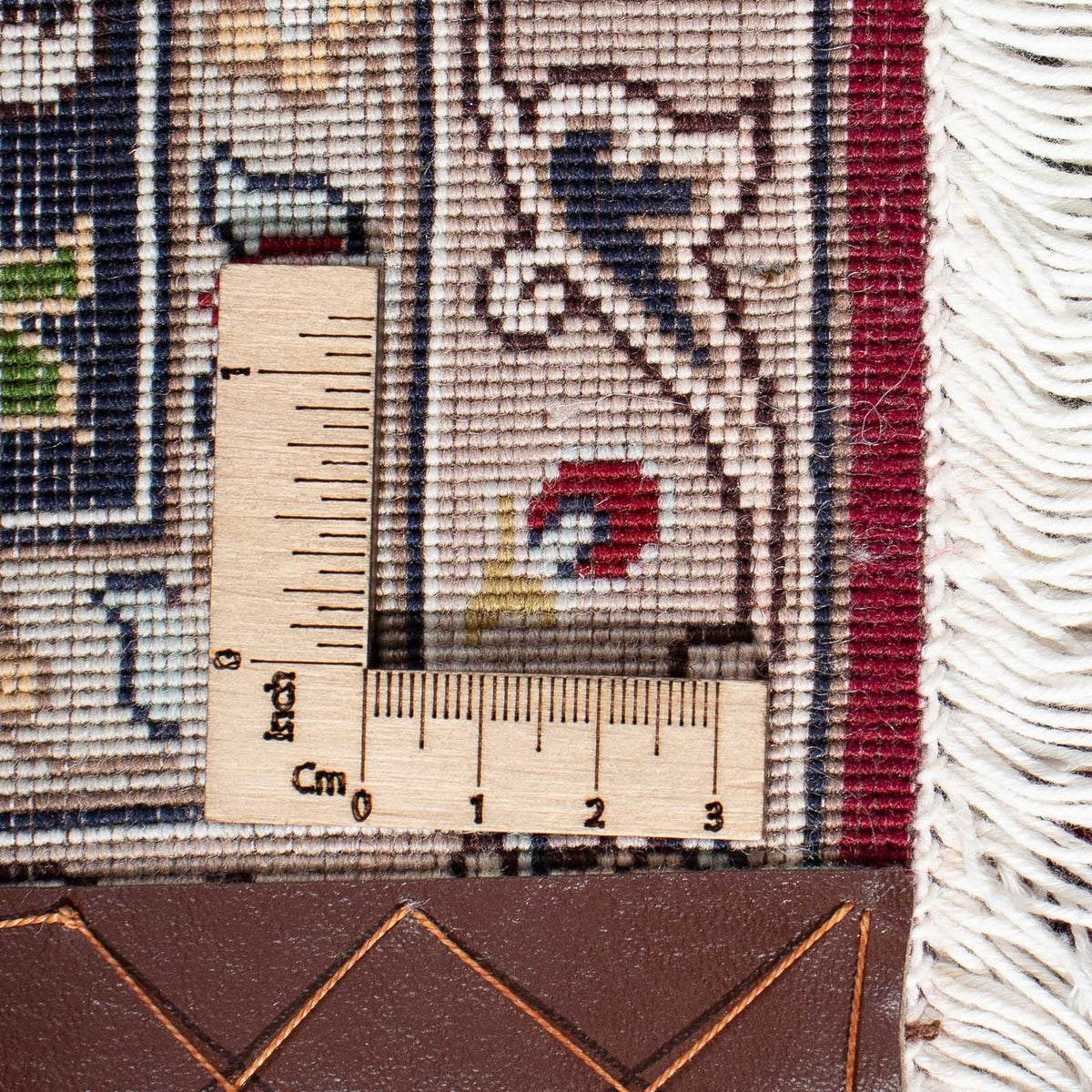 Persisk matta - Tabriz - Royal - 195 x 153 cm - mörkröd