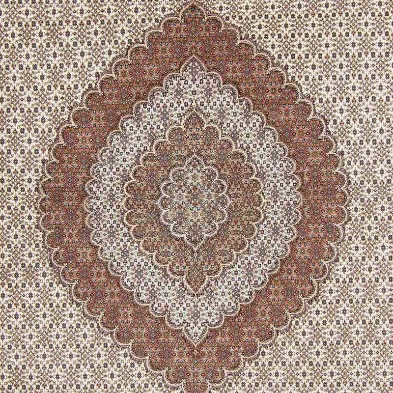 Persisk matta - Tabriz - 350 x 252 cm - ljusbrun