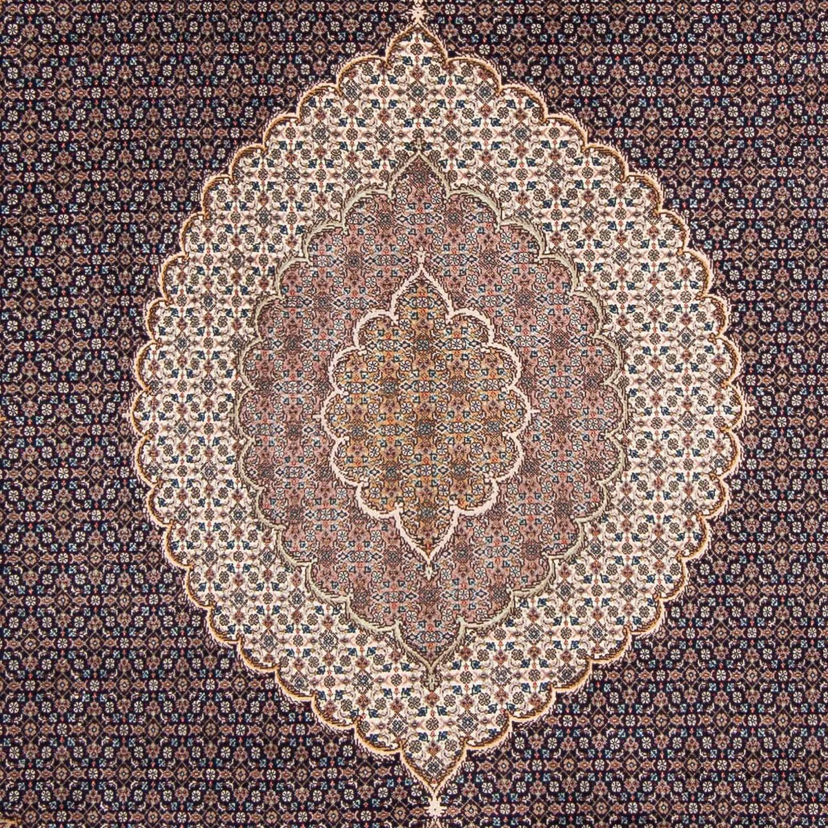 Persisk matta - Tabriz - 295 x 203 cm - mörkblå