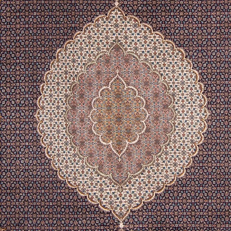Persisk matta - Tabriz - 295 x 203 cm - mörkblå