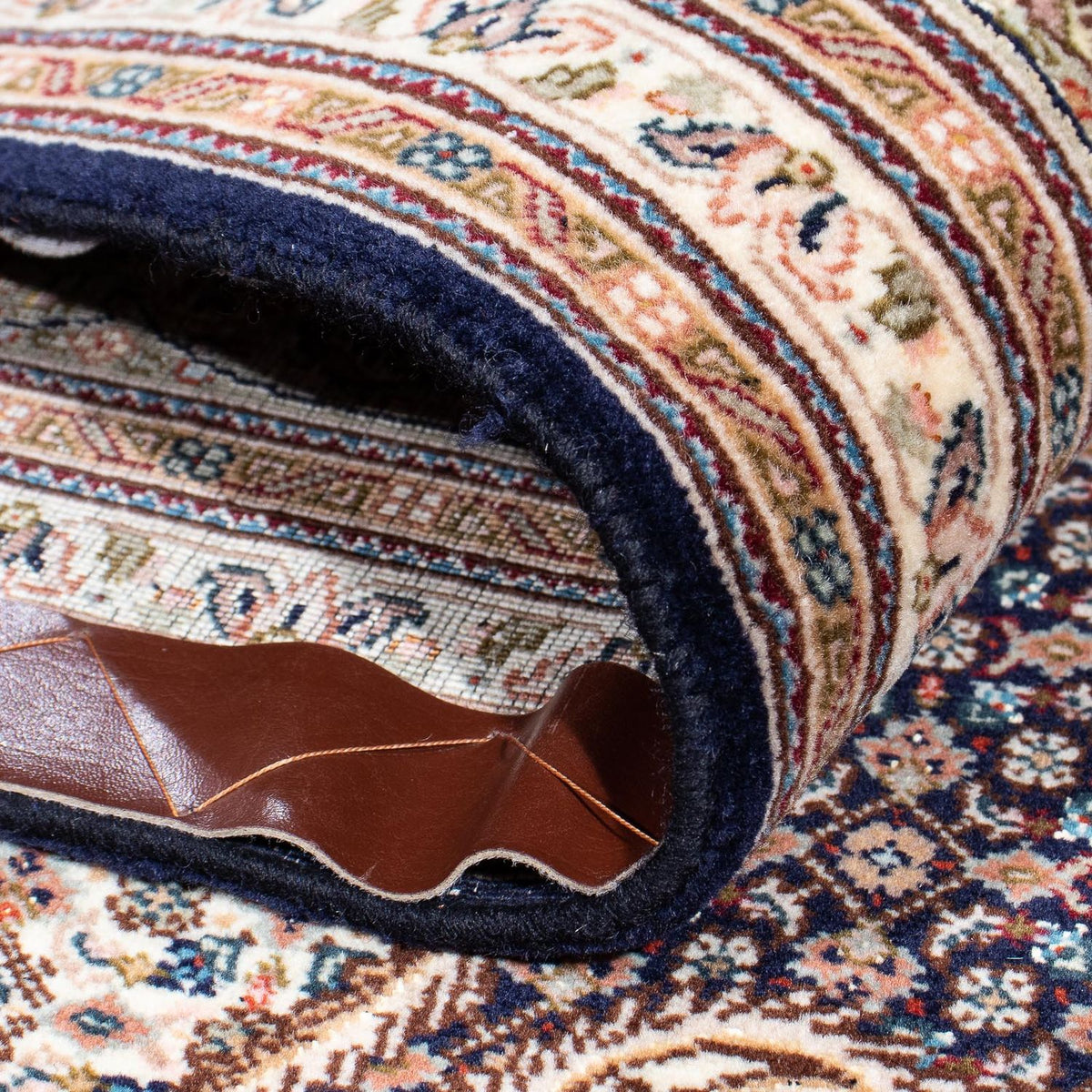 Persisk matta - Tabriz - 295 x 203 cm - mörkblå