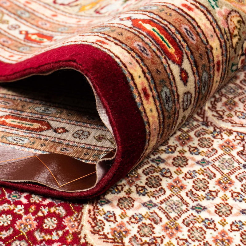 Persisk matta - Tabriz - 400 x 298 cm - mörkröd