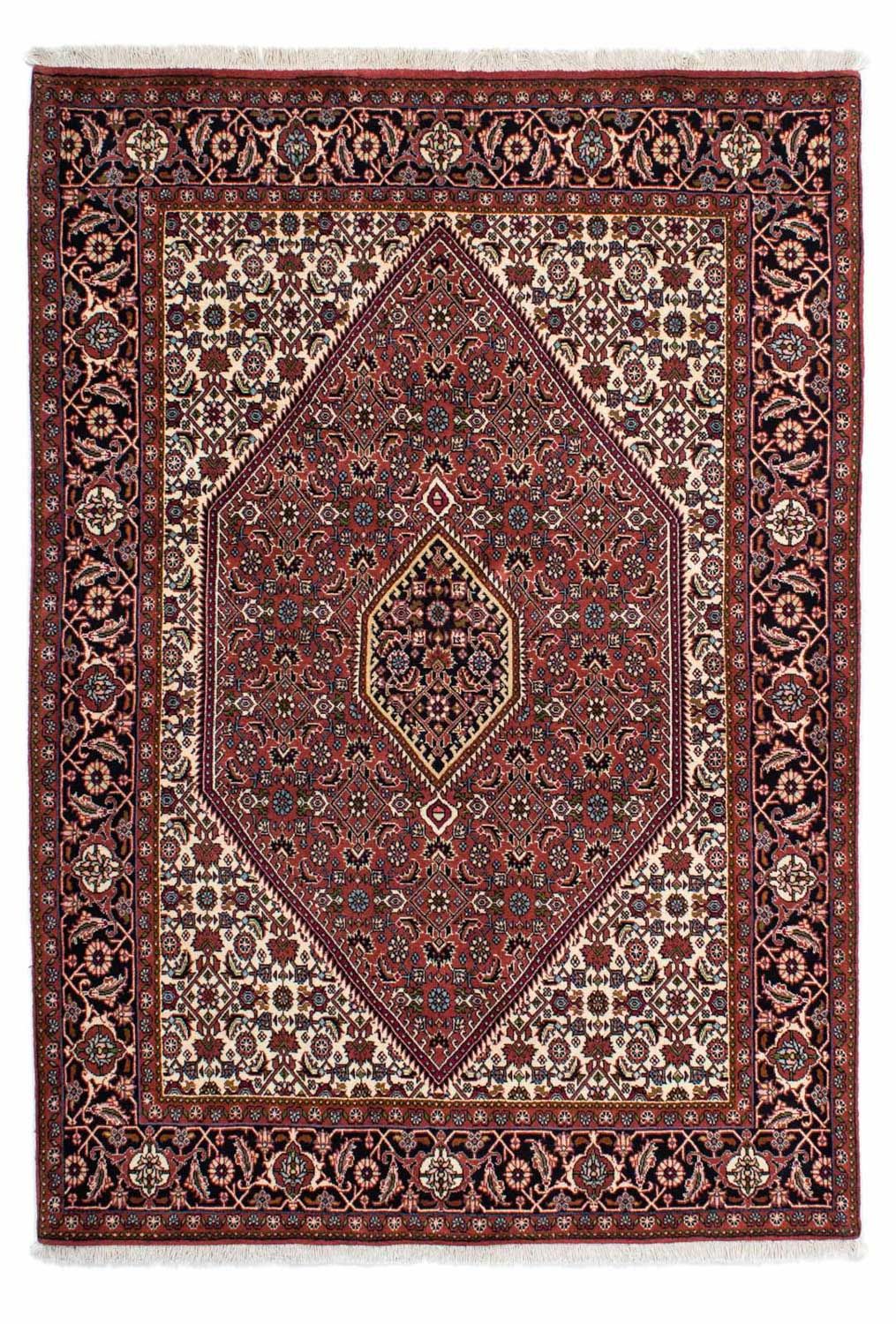 Persisk matta - Bijar - 202 x 140 cm - röd